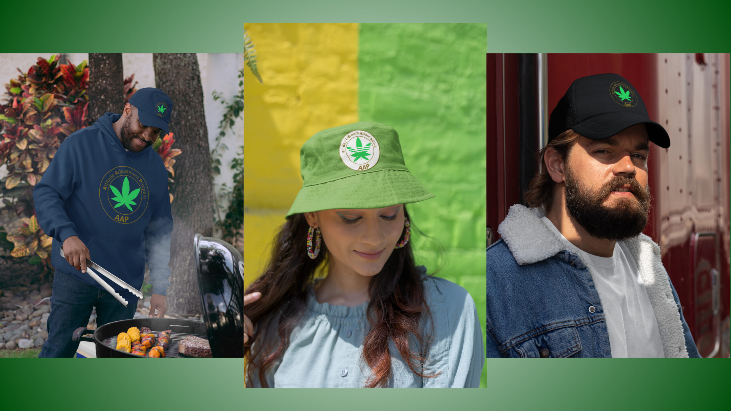 Cover Your Lid With Attitude Adjustment Program Hats Sale 25% OFF