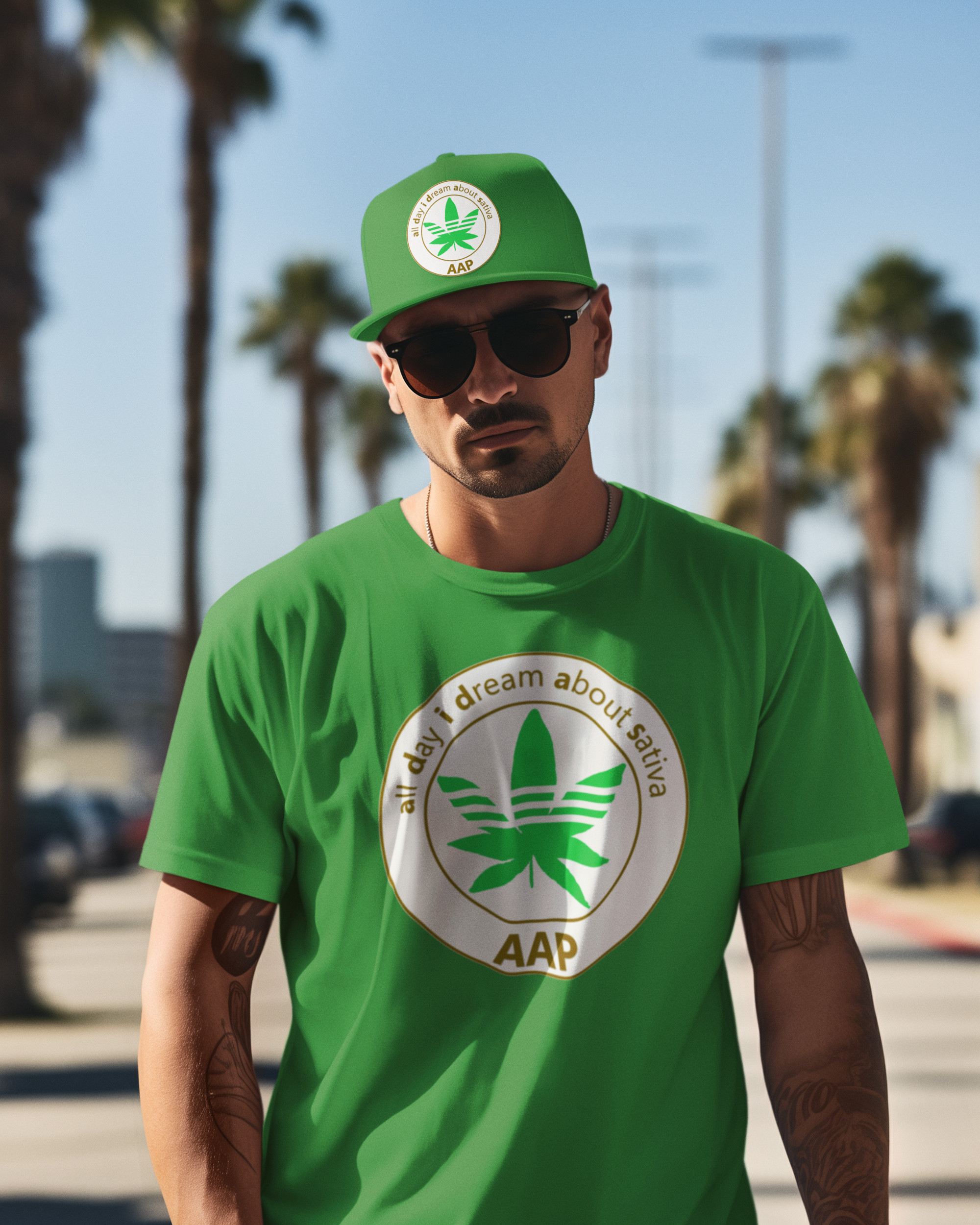 AAP Original ADIDAS Tee and Cap