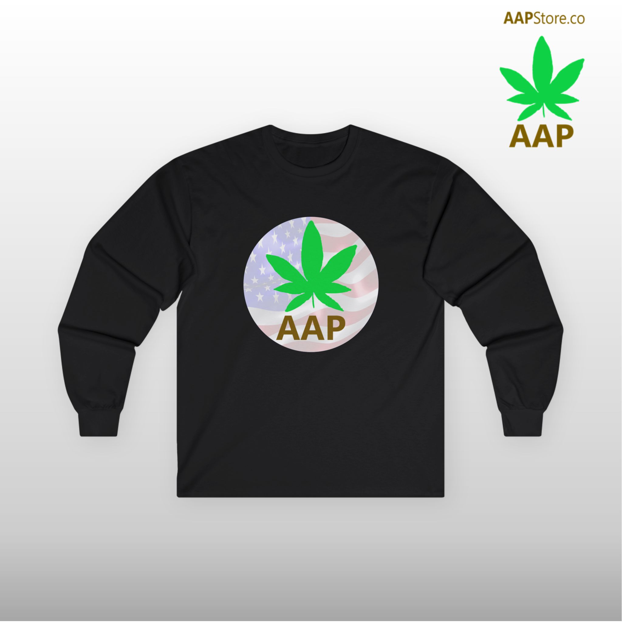 Puff It Up For Freedom AAP Original AttitudeAdjustment.shop Freedom Logo Long Sleeve Tee - Image 3