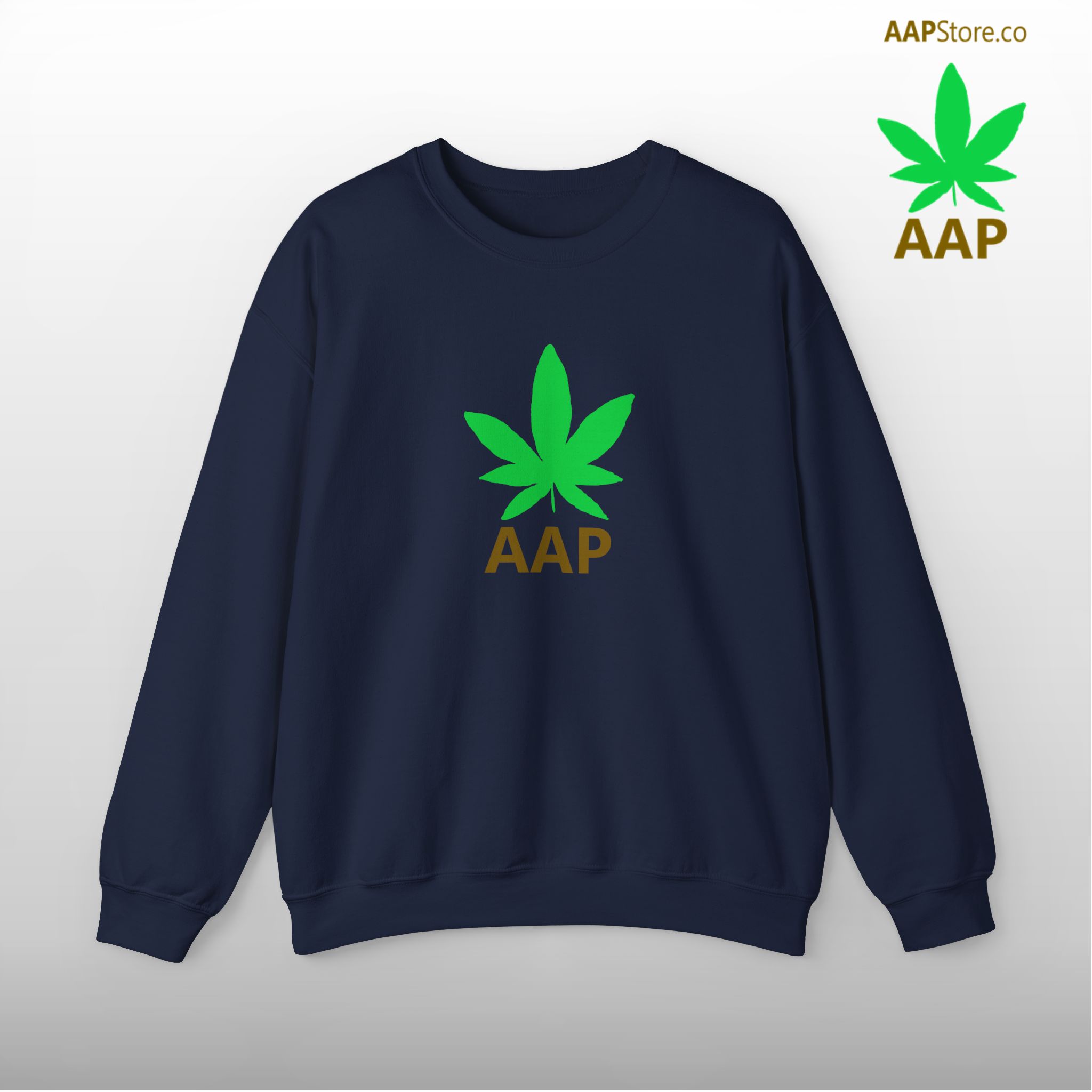 Follow The Program AAP Original AttitudeAdjustment.shop Logo Crewneck Sweatshirt - Image 2