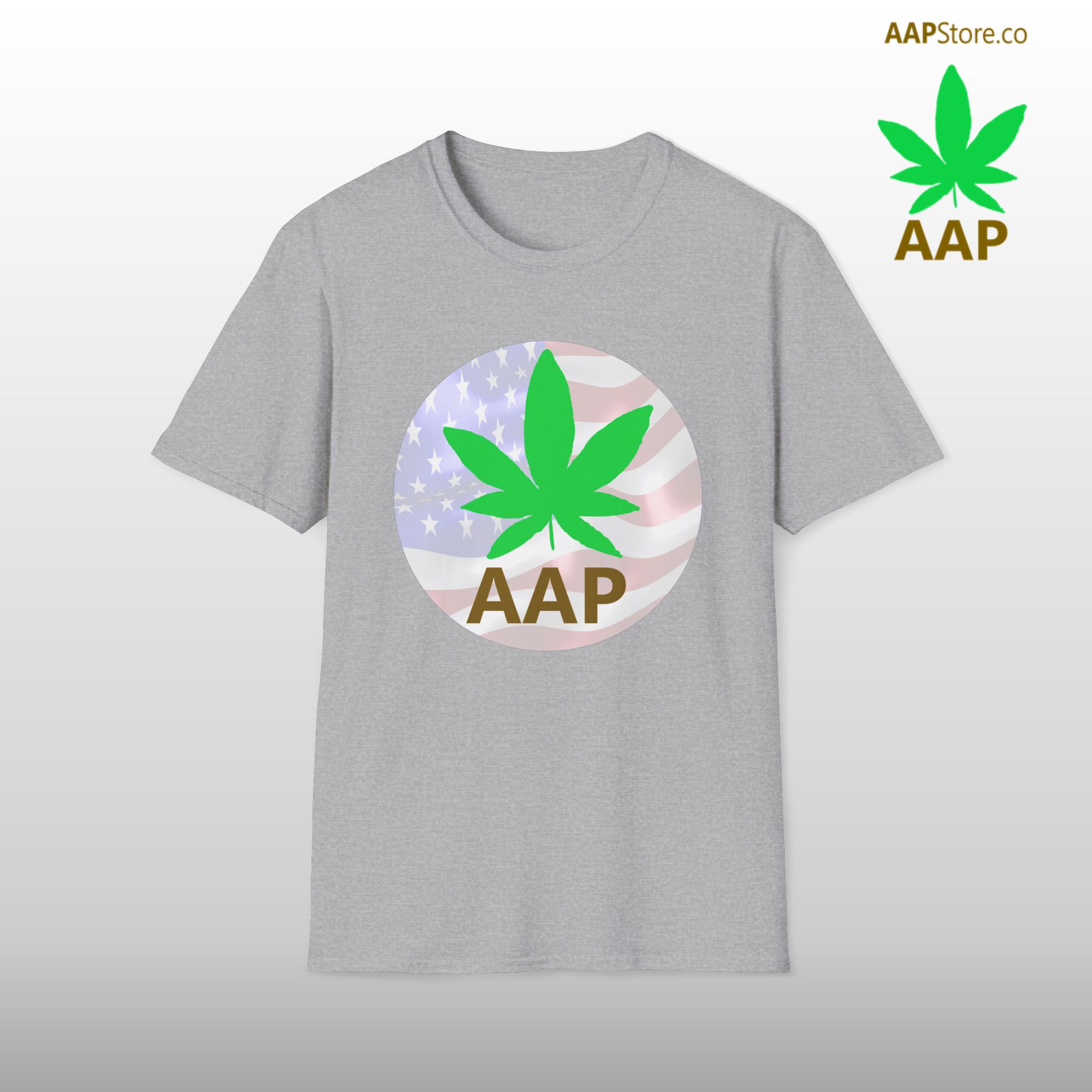 Puff It Up For Freedom AAP Original AttitudeAdjustment.shop Freedom Logo Tee
