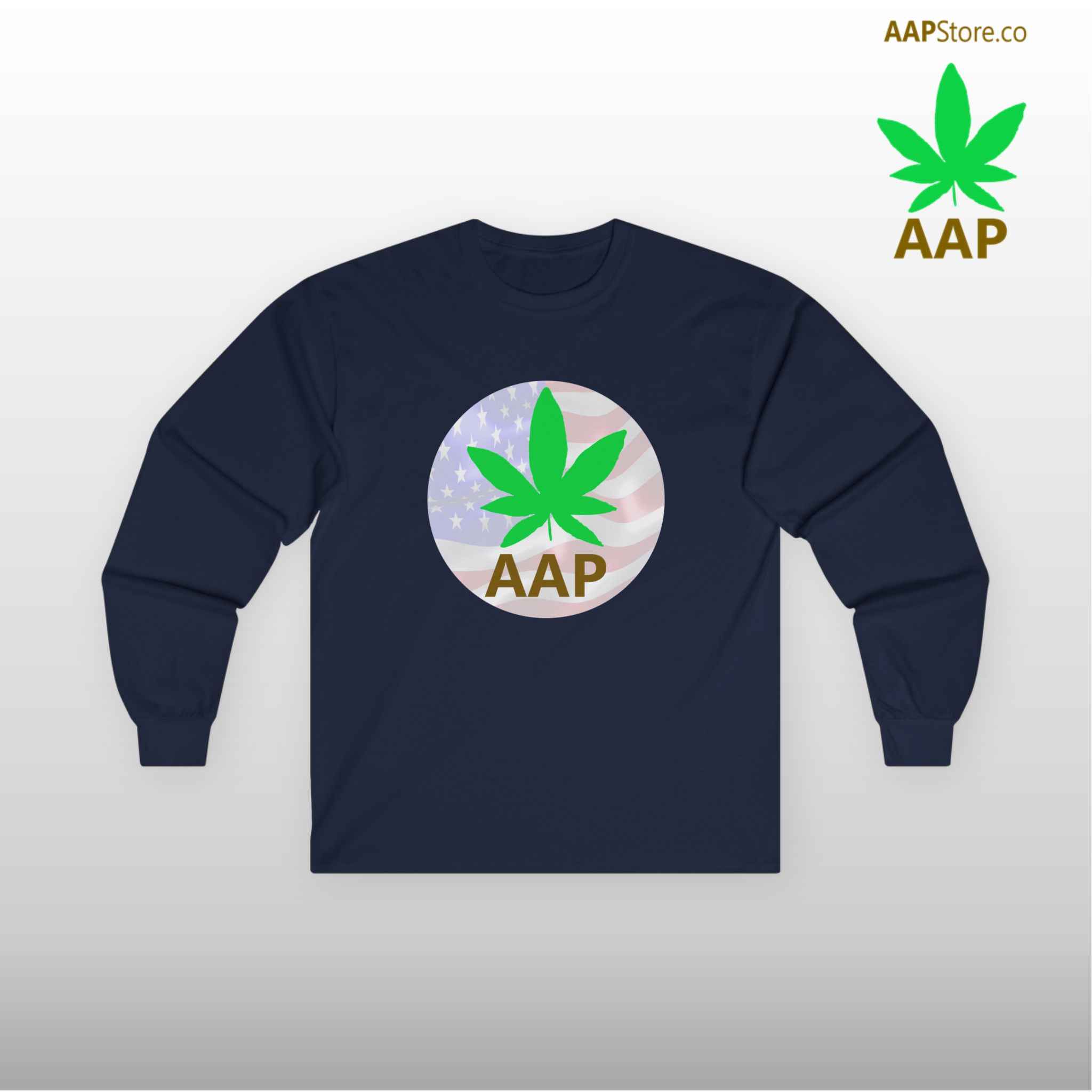 Puff It Up For Freedom AAP Original AttitudeAdjustment.shop Freedom Logo Long Sleeve Tee - Image 5