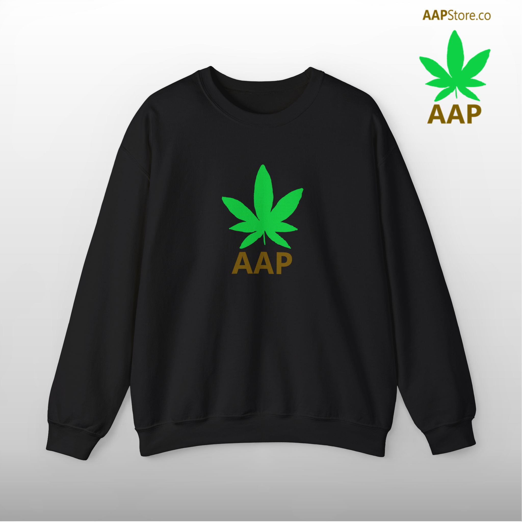 Follow The Program AAP Original AttitudeAdjustment.shop Logo Crewneck Sweatshirt