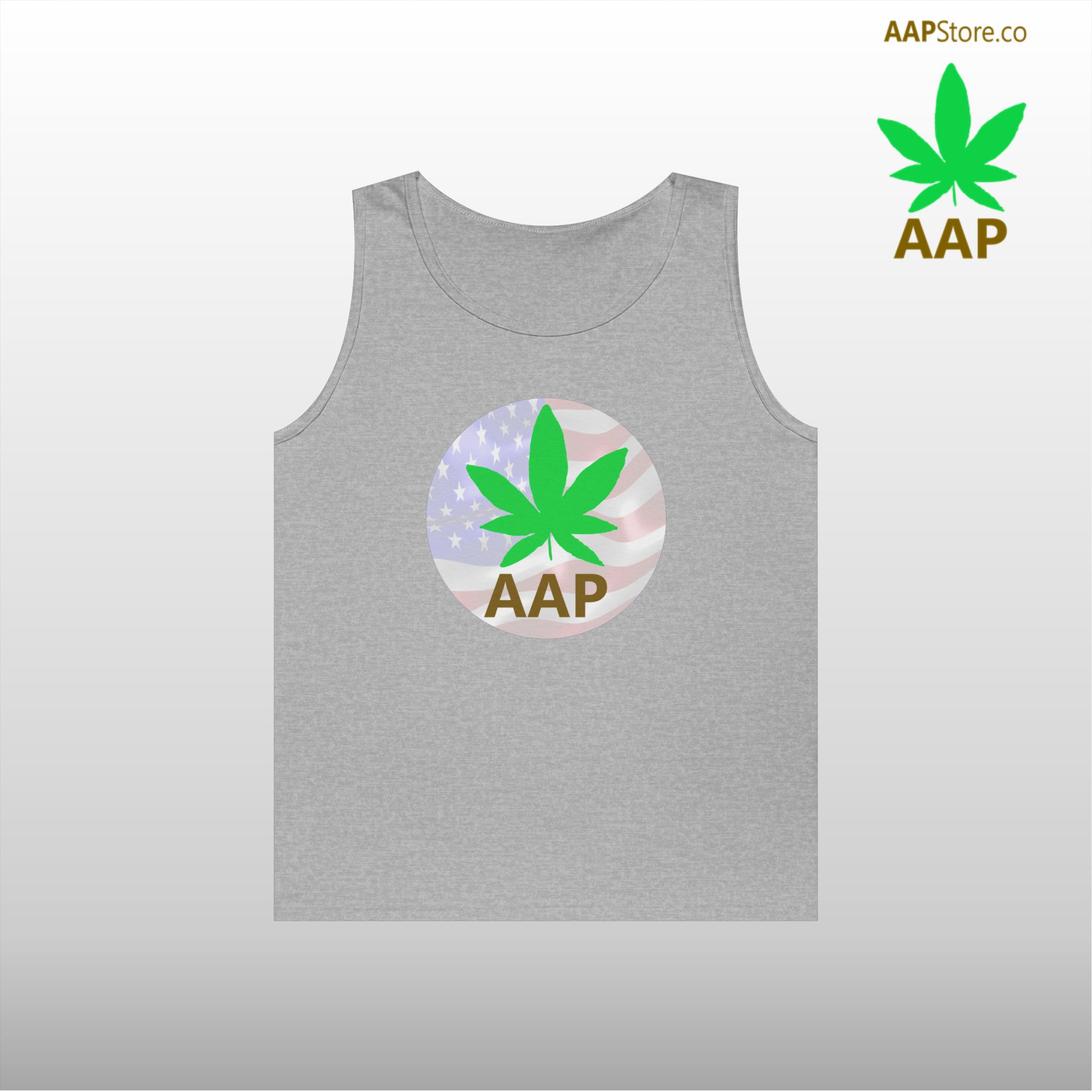 Puff It Up For Freedom AAP Original AttitudeAdjustment.shop Freedom Logo Tank Top - Image 4