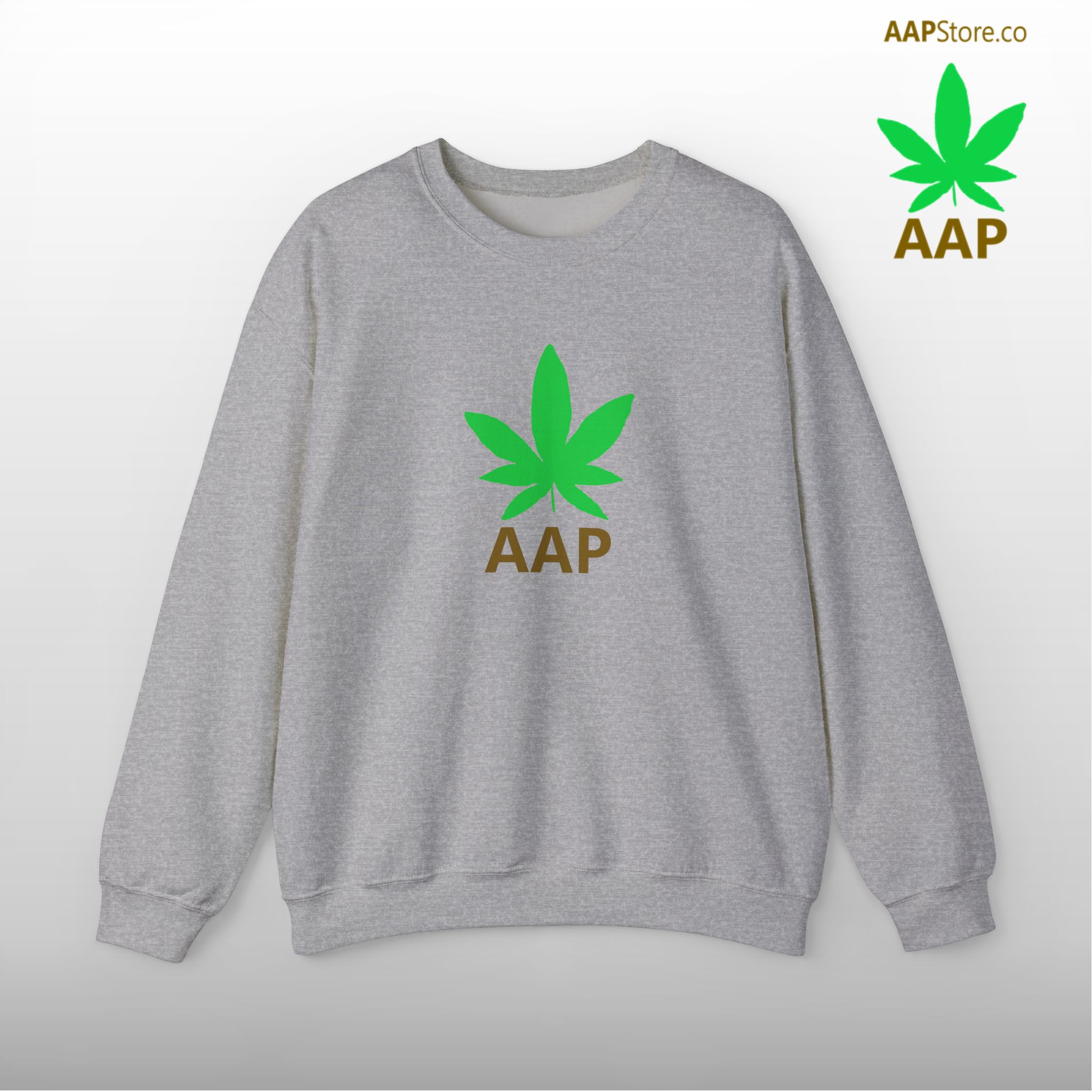 Follow The Program AAP Original AttitudeAdjustment.shop Logo Crewneck Sweatshirt - Image 4