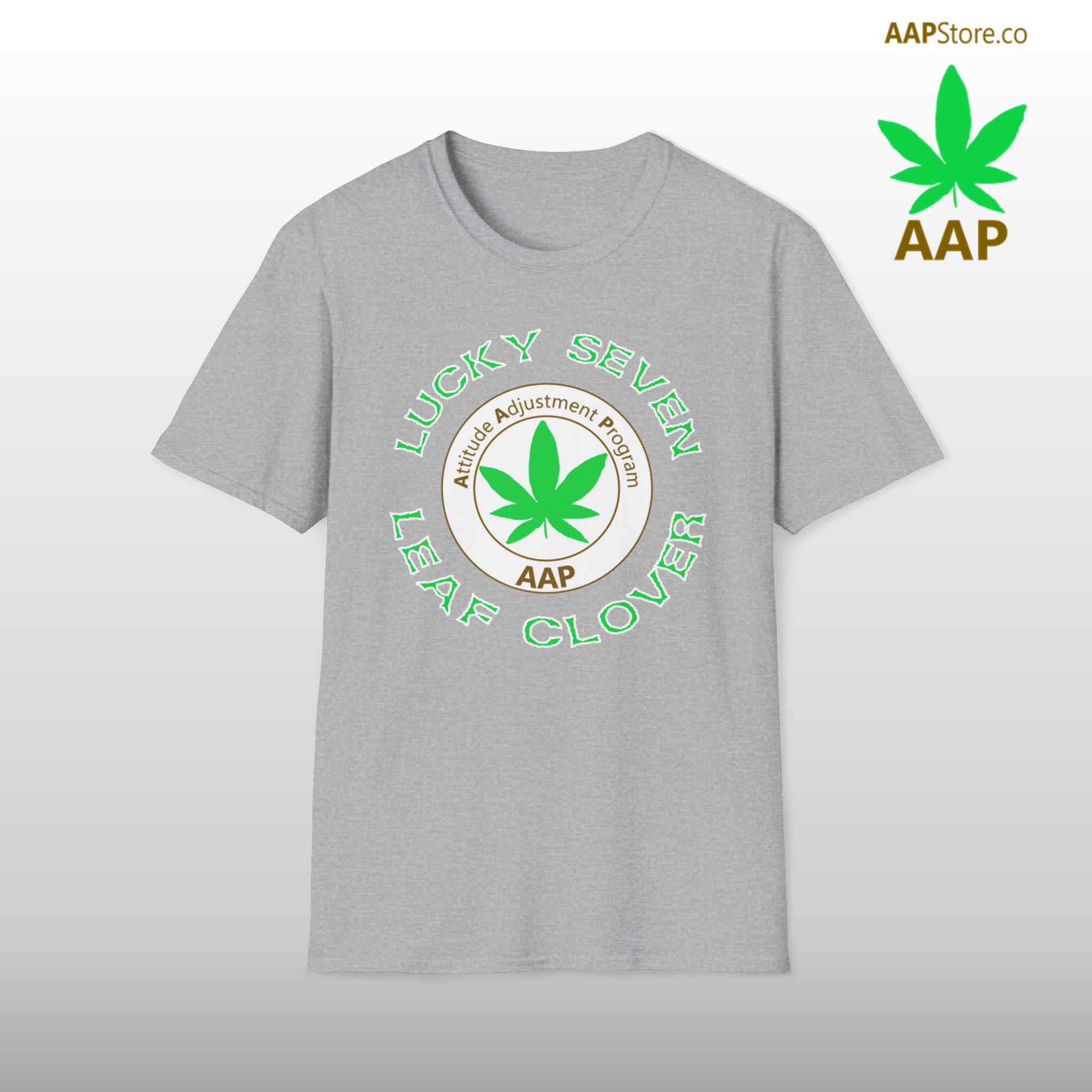 Lucky Seven Leaf Clover Stoner Tee - Image 2