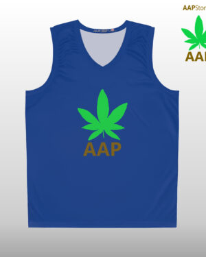 Follow The Program AAP Original AttitudeAdjustment.shop Logo Blue Basketball Jersey