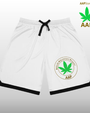 Follow The Program AAP Original White Basketball Shorts
