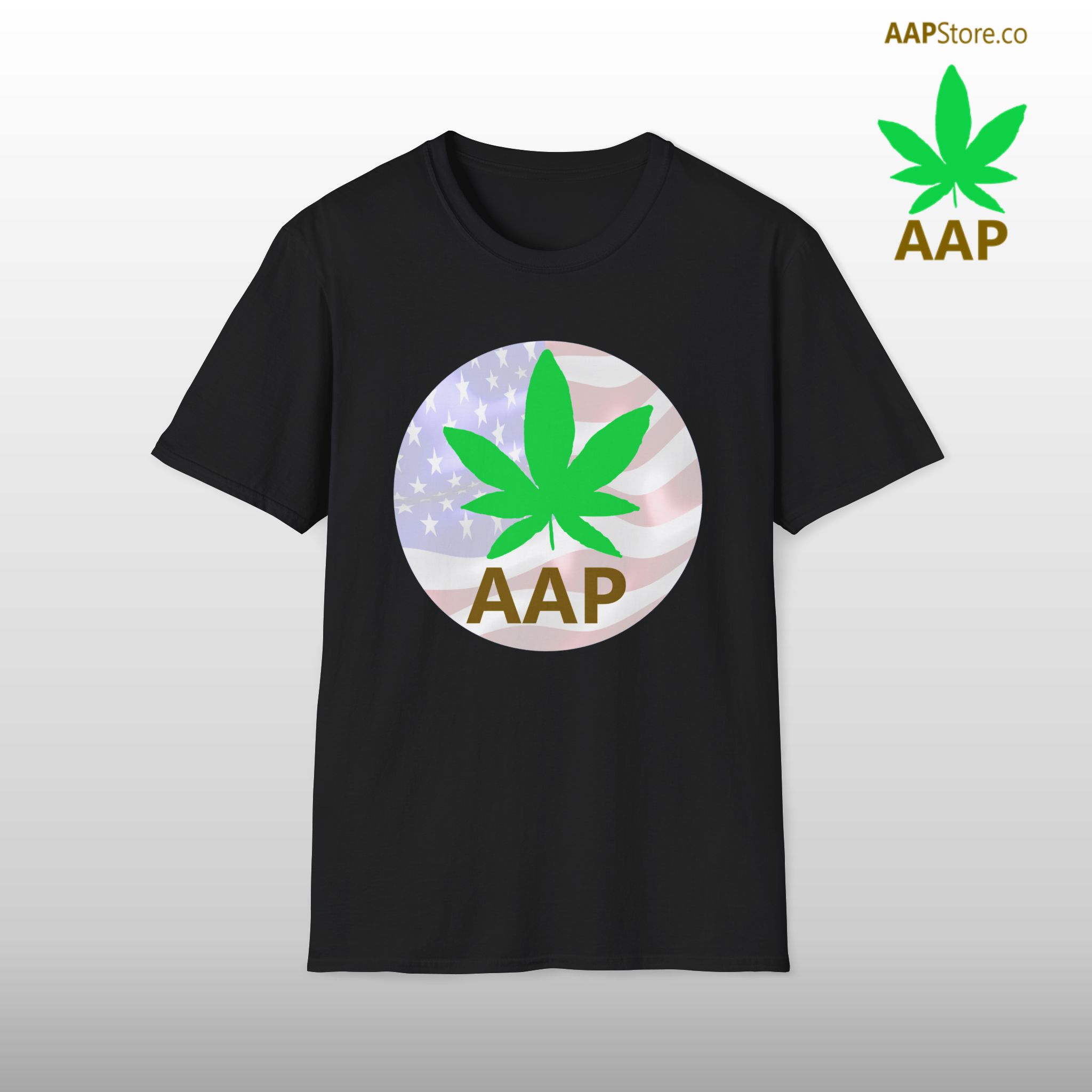 Puff It Up For Freedom AAP Original AttitudeAdjustment.shop Freedom Logo Tee - Image 3