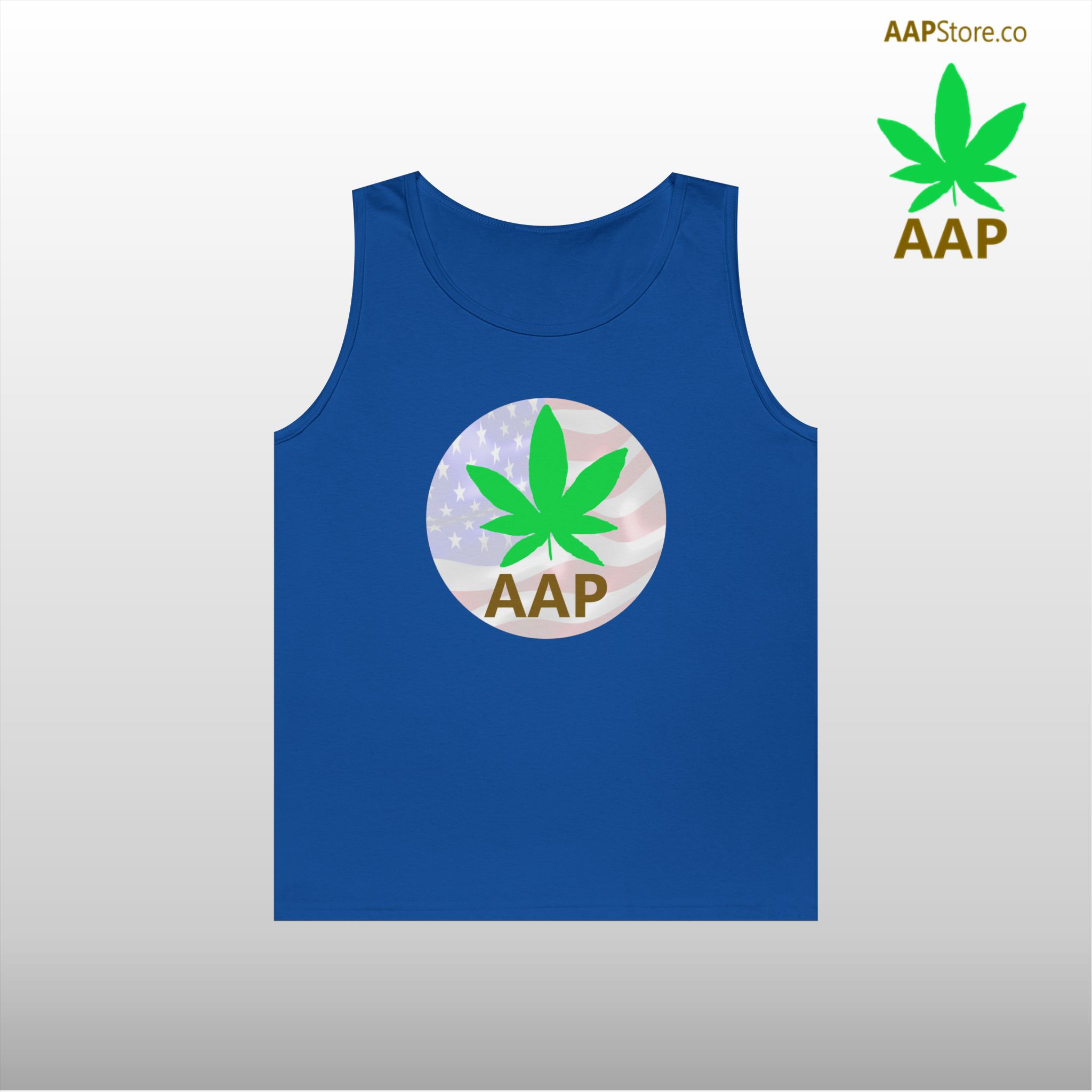 Puff It Up For Freedom AAP Original AttitudeAdjustment.shop Freedom Logo Tank Top - Image 5