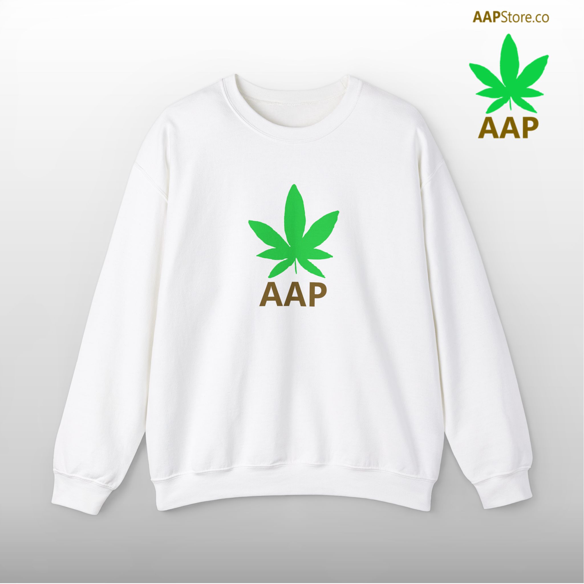 Follow The Program AAP Original AttitudeAdjustment.shop Logo Crewneck Sweatshirt - Image 3