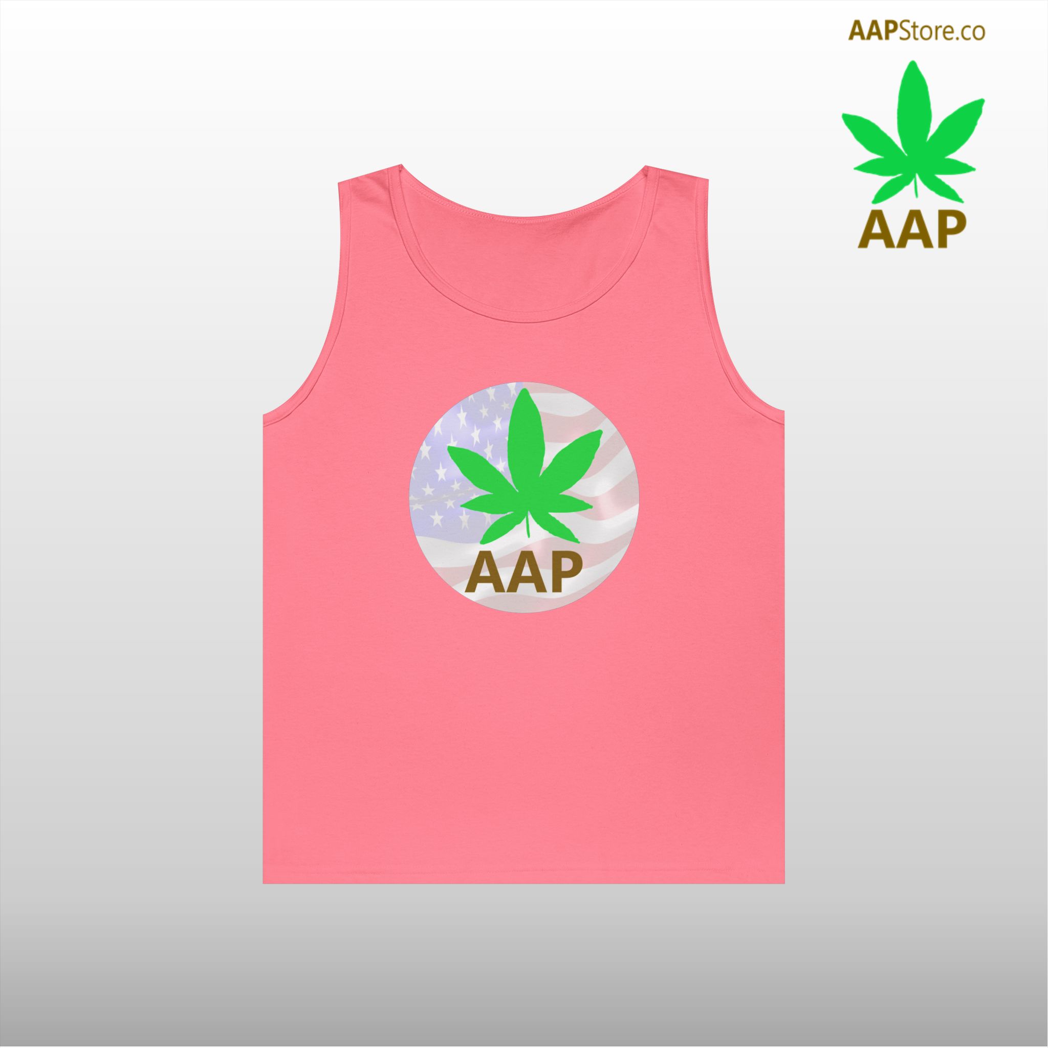 Puff It Up For Freedom AAP Original AttitudeAdjustment.shop Freedom Logo Tank Top - Image 6
