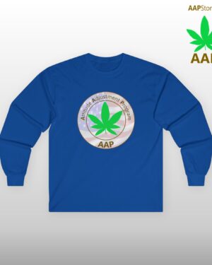 Puff It Up For Freedom AAP Original Freedom Logo Long Sleeve Tee