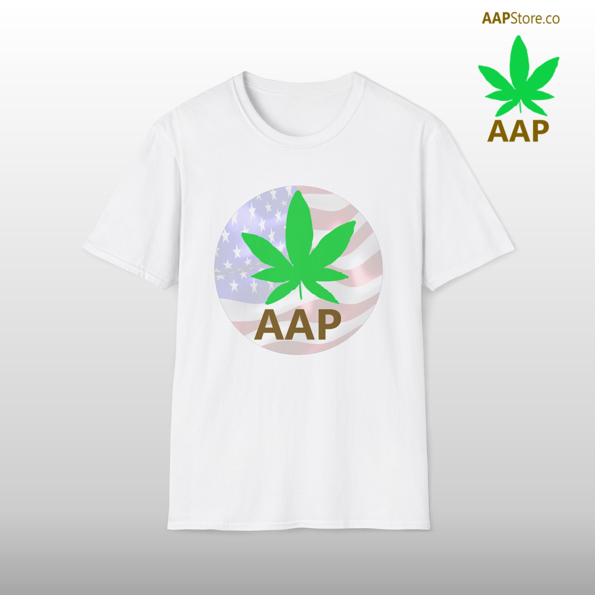 Puff It Up For Freedom AAP Original AttitudeAdjustment.shop Freedom Logo Tee - Image 2