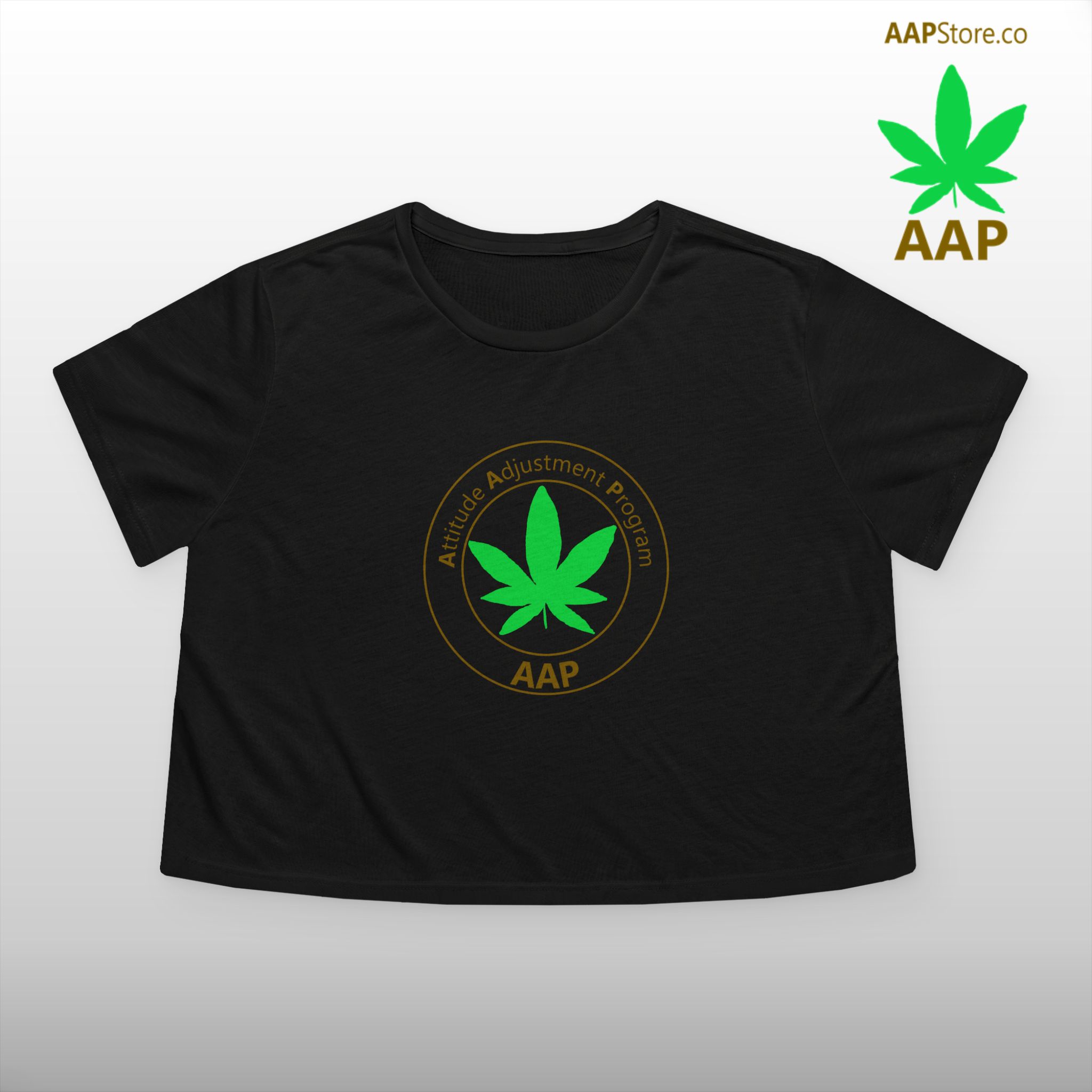 Follow The Program AAP Original Women's Flowy Cropped Tee