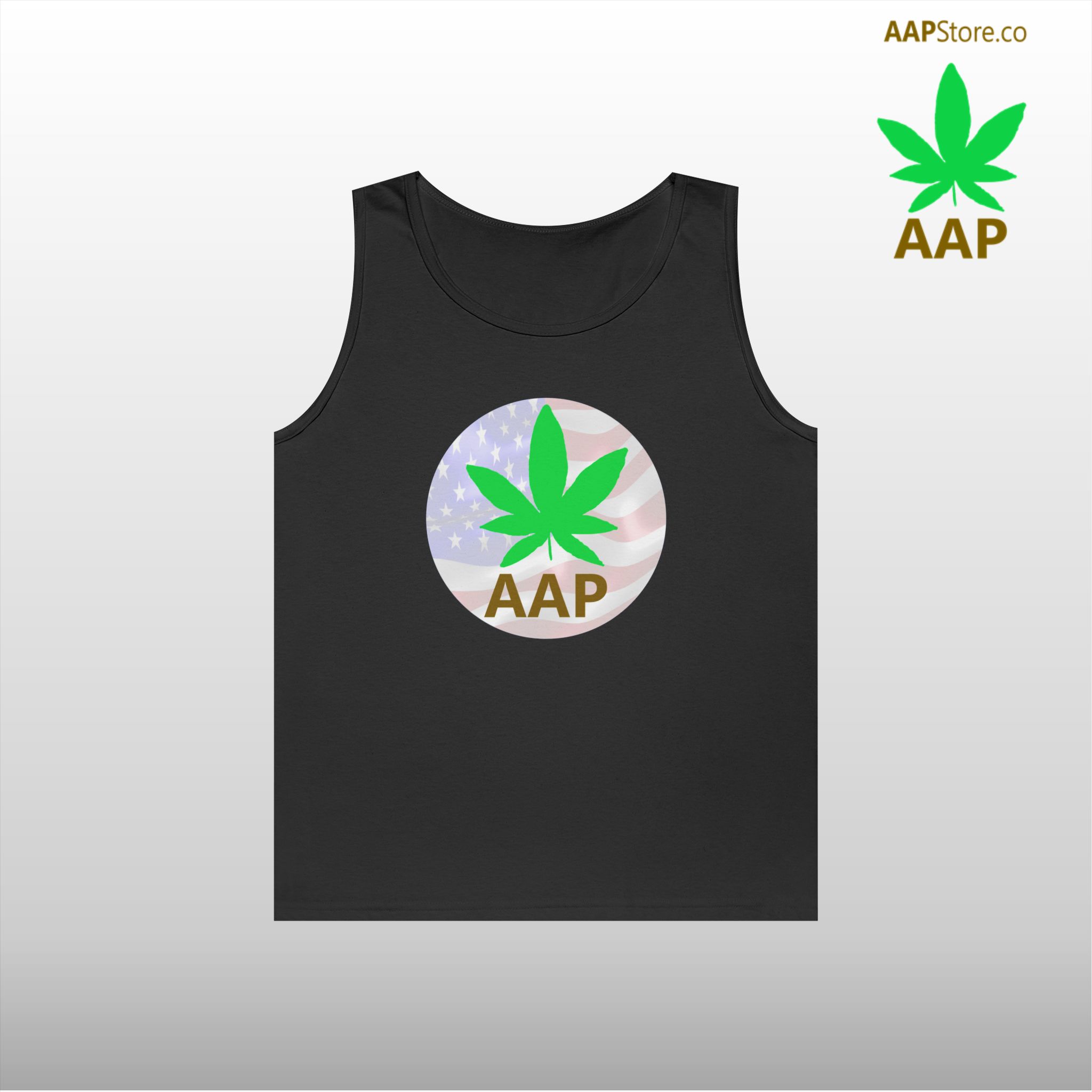 Puff It Up For Freedom AAP Original AttitudeAdjustment.shop Freedom Logo Tank Top - Image 3