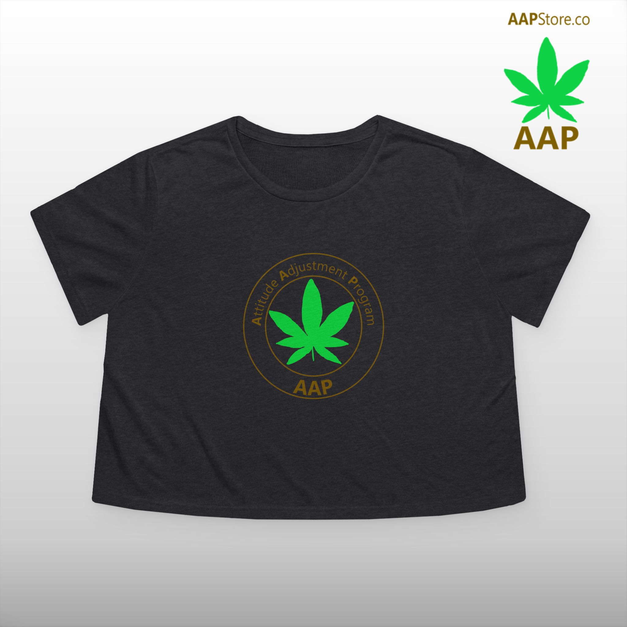 Follow The Program AAP Original Women's Flowy Cropped Tee - Image 5