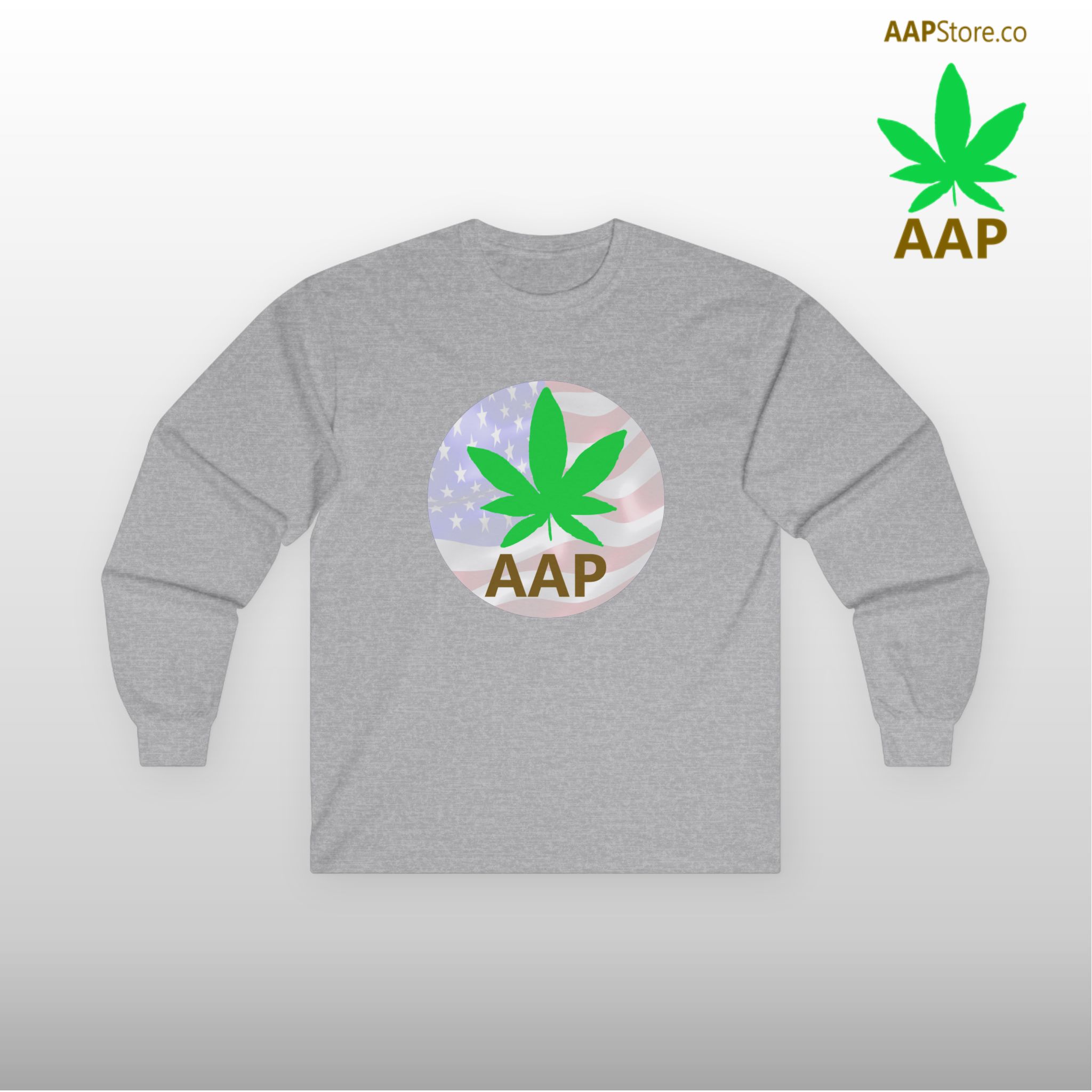Puff It Up For Freedom AAP Original AttitudeAdjustment.shop Freedom Logo Long Sleeve Tee - Image 4