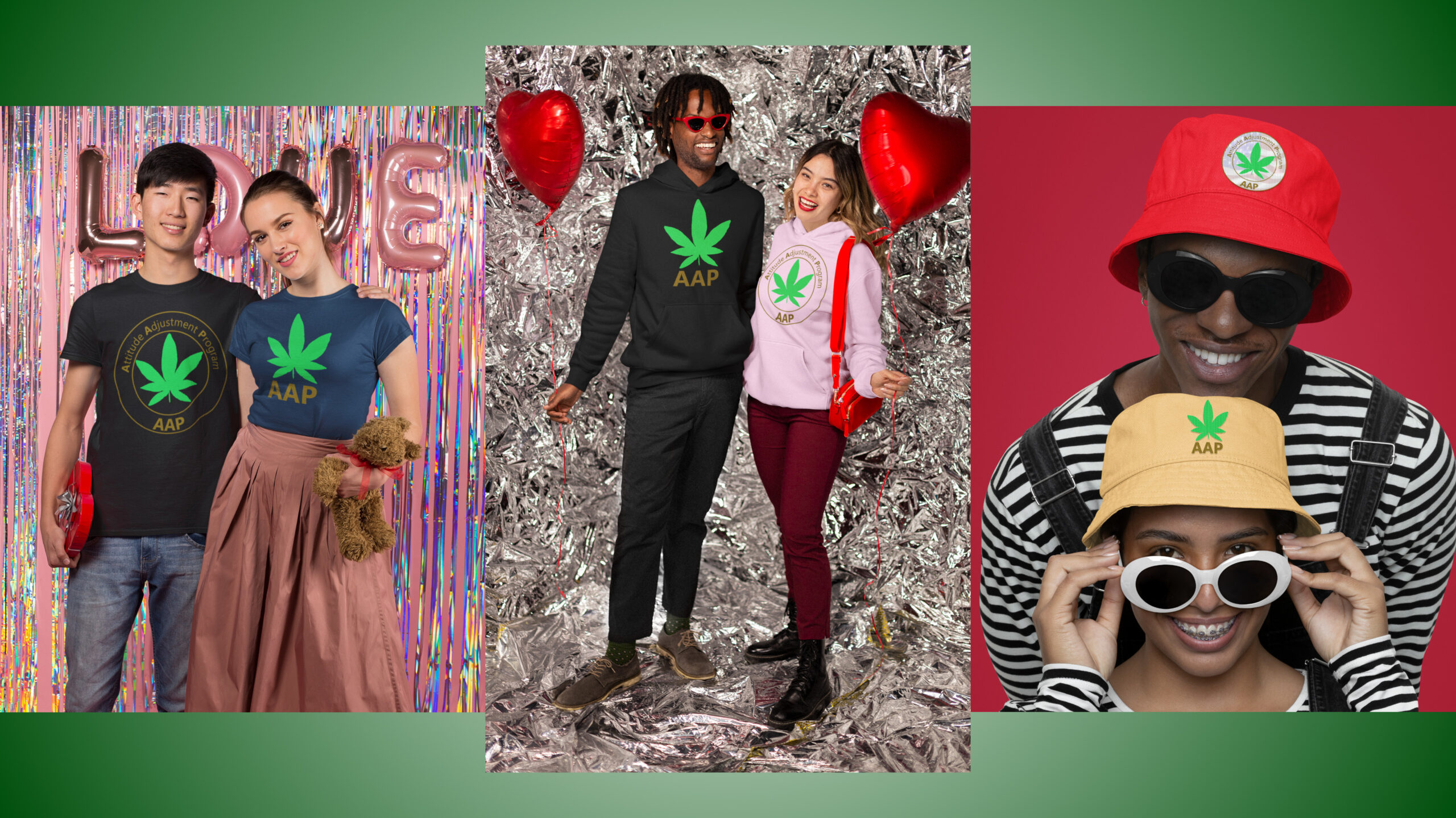 Love Your Weed Lover With Everywhere Stoner Wear By AAP 25% OFF at AttitudeAdjustment.shop coupon AAP25