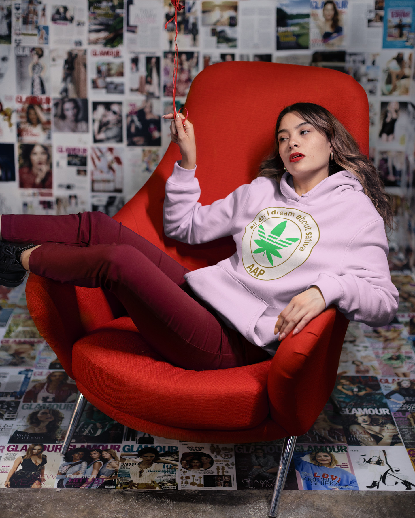 Follow The Program AAP Original All Day I Dream About Sativa Hoodie