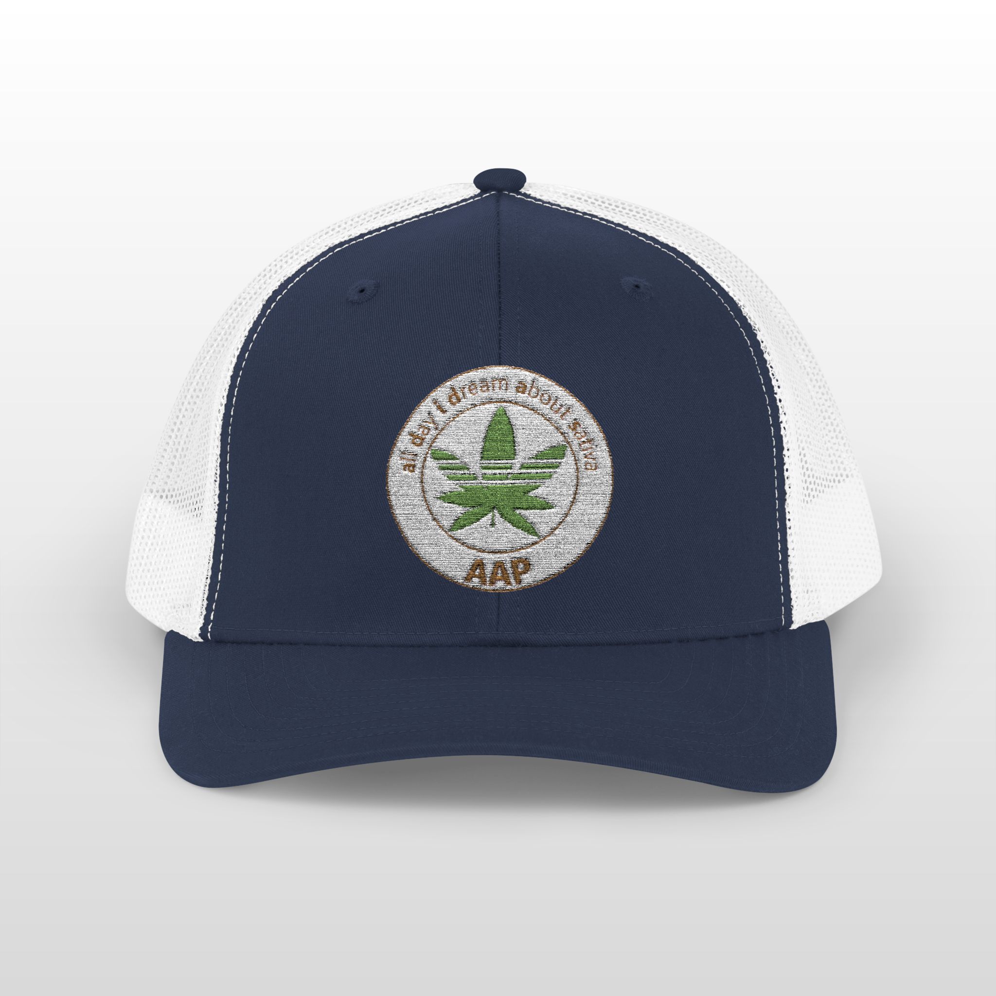 All Day I Dream About Sativa Snapback Trucker Cap - Image 4