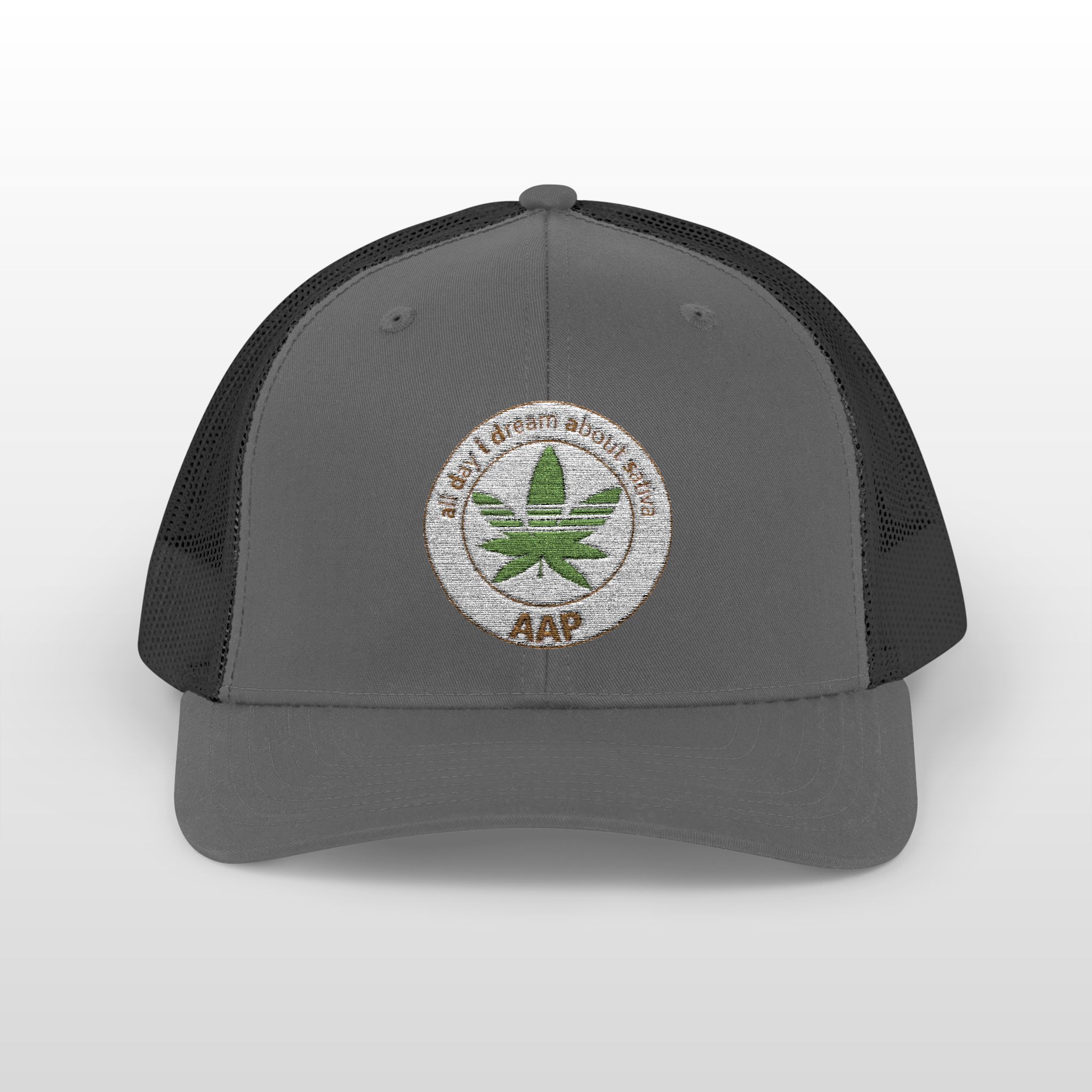 All Day I Dream About Sativa Snapback Trucker Cap - Image 3