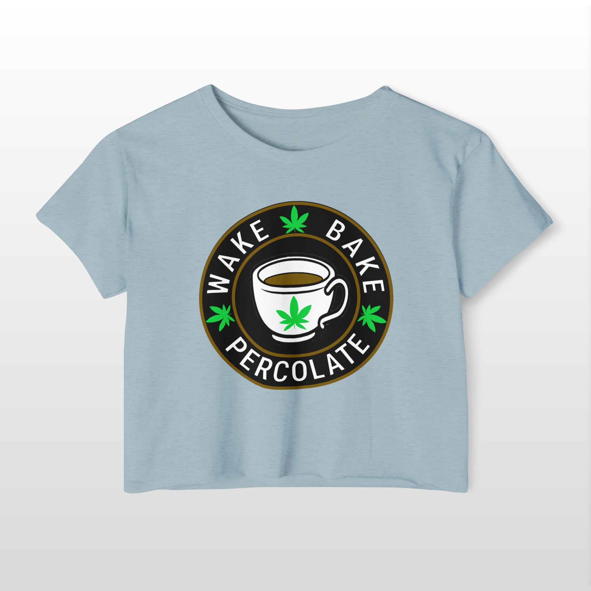 Wake Bake Percolate Crop Top Tee - Image 4