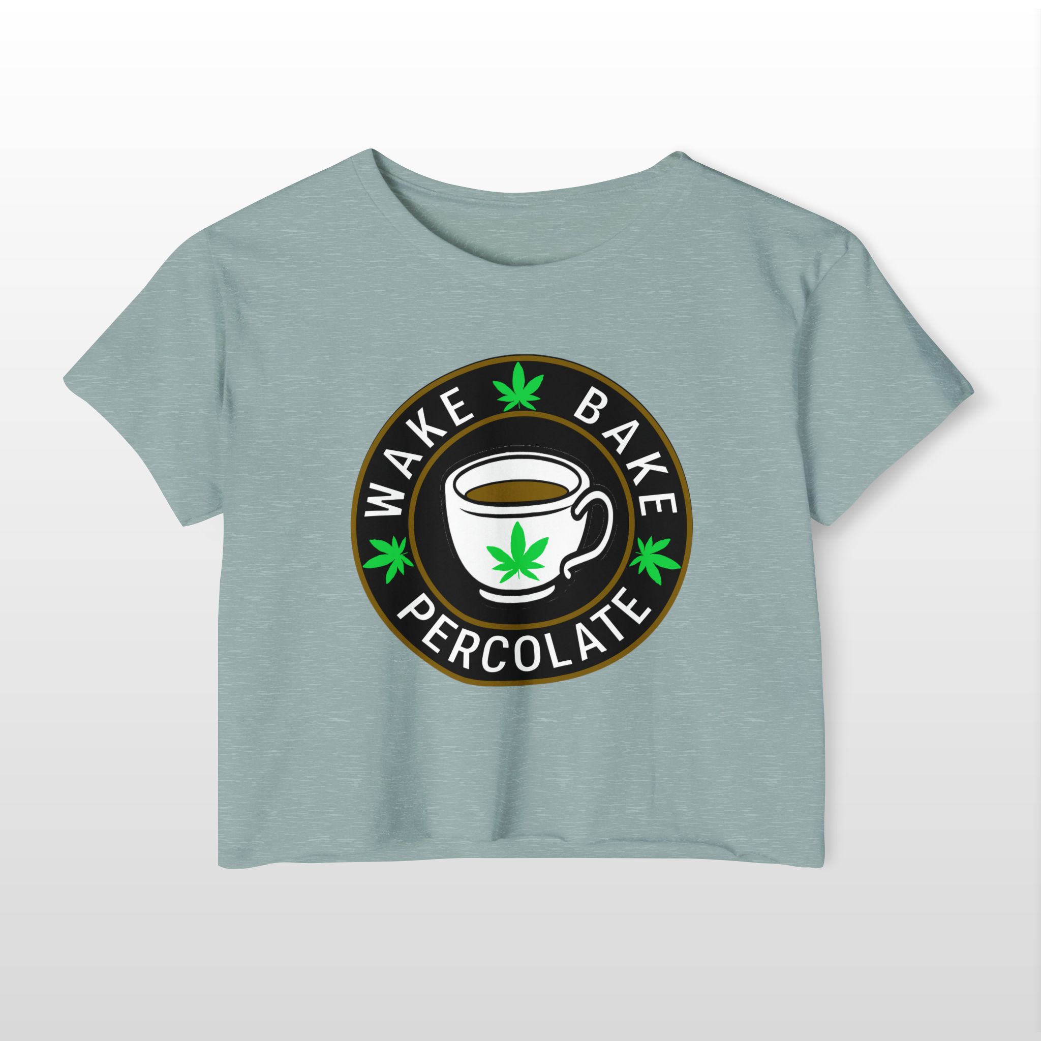 Wake Bake Percolate Crop Top Tee - Image 5