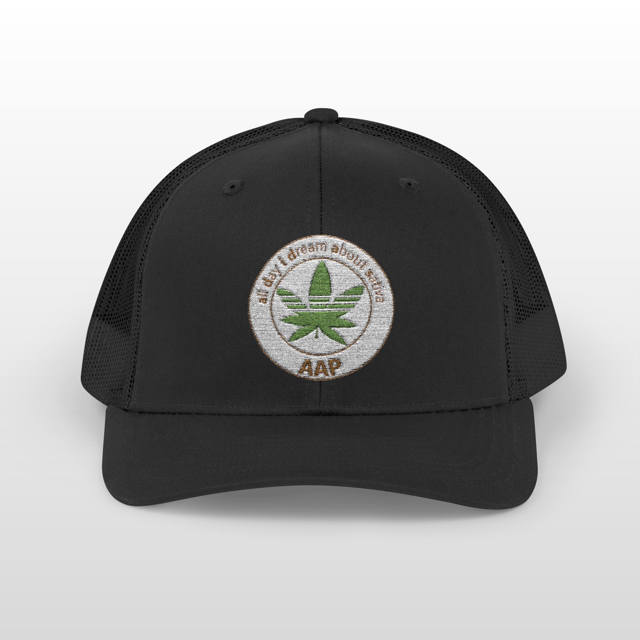 All Day I Dream About Sativa Snapback Trucker Cap - Image 2