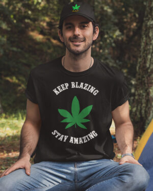 AAP-Keep-Blazing-Stay-Amazing-420-Tee-Black-