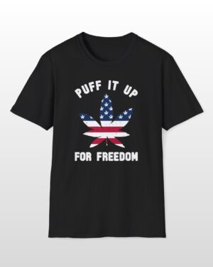puff it up for freedom 420 tee