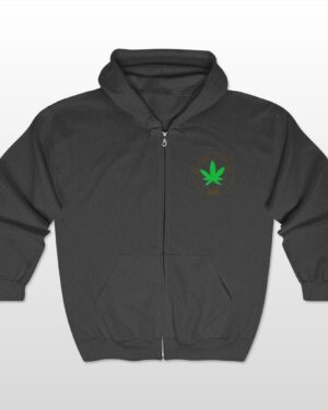 follow the program aap original pocket logo 2 sided full zip hooded sweatshirt