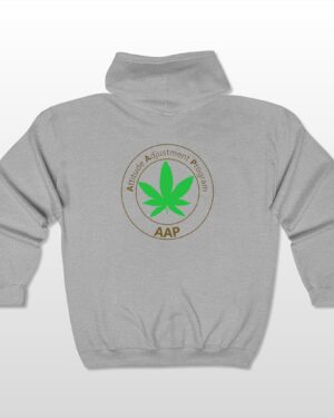 follow the program aap original pocket logo 2 sided full zip hooded sweatshirt