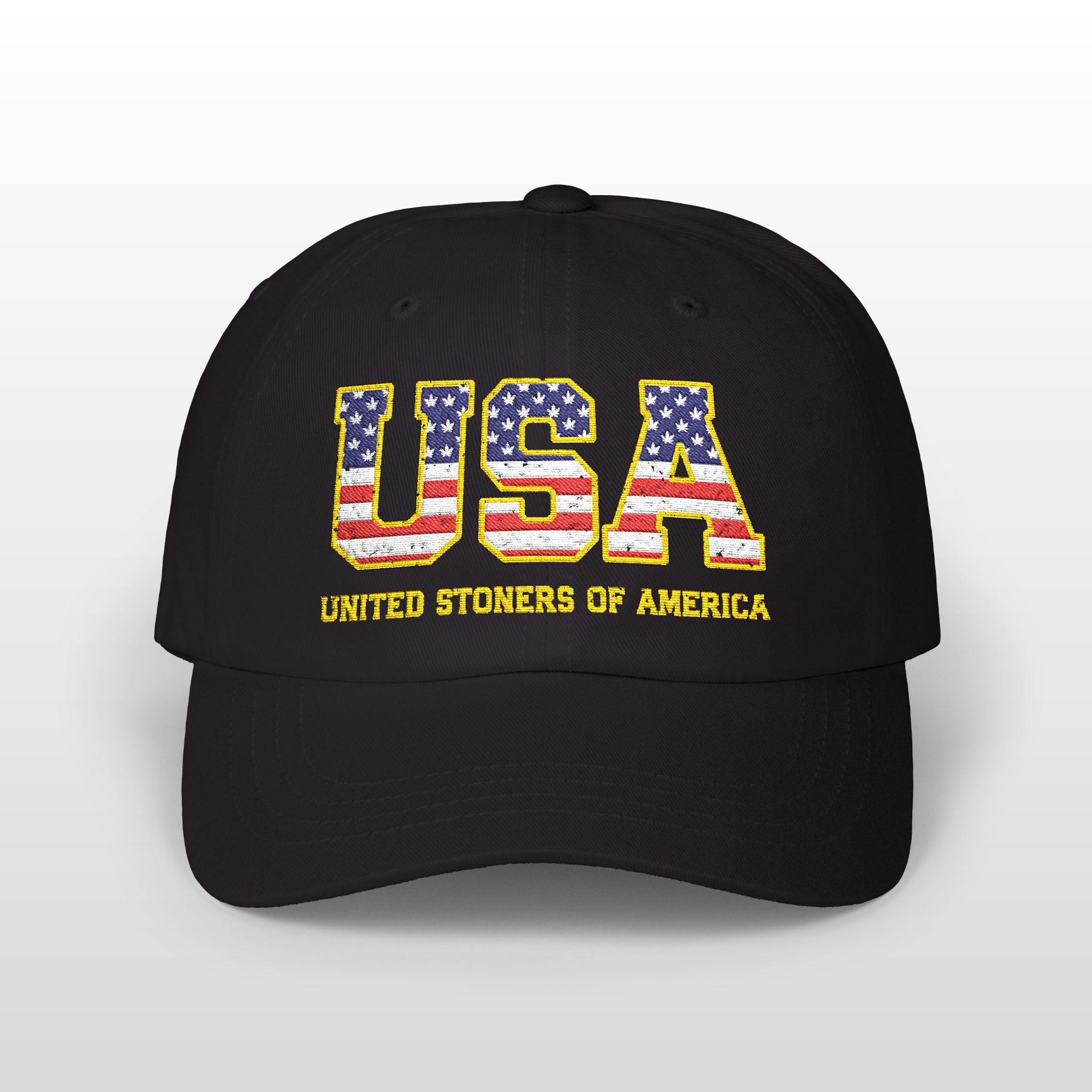 usa united stoners of america embroidered 420 dad hat