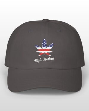 high 'merica! embroidered 420 dad hat