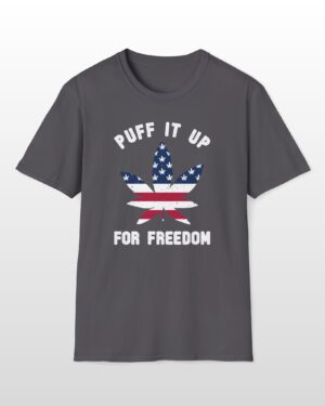 puff it up for freedom 420 tee
