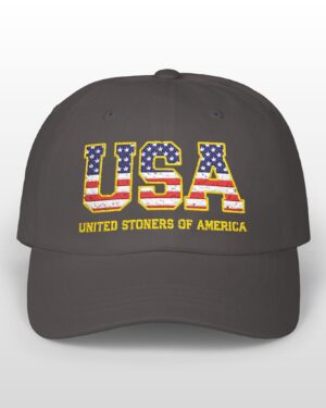 usa united stoners of america embroidered 420 dad hat