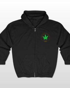 follow the program aap original pocket logo 2 sided full zip hooded sweatshirt