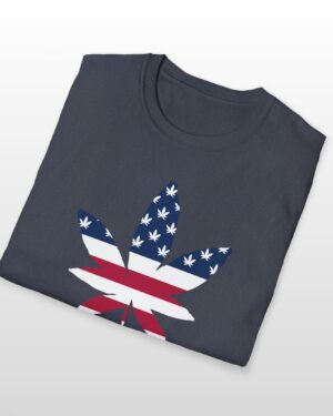 puff it up for freedom leaf 420 tee