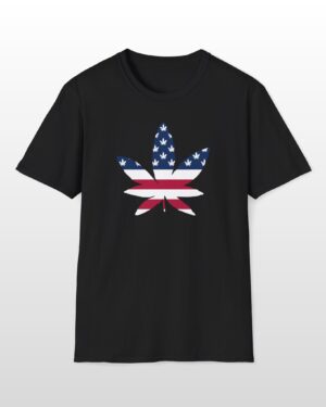 puff it up for freedom leaf 420 tee