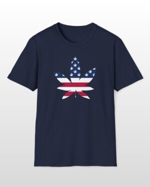 puff it up for freedom leaf 420 tee