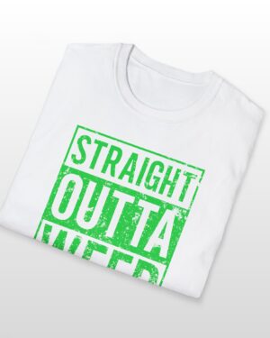 straight outta weed 420 tee
