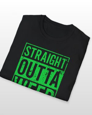 straight outta weed 420 tee