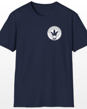 attitude adjustment program clear white pocket badge 420 tee