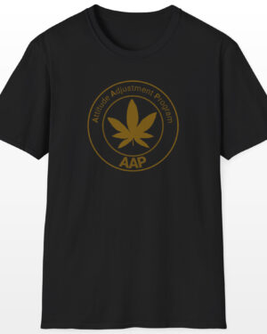 attitude adjustment program gold badge 420 tee