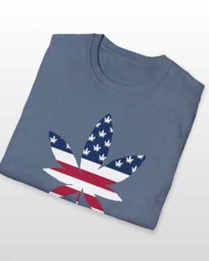 puff it up for freedom leaf 420 tee