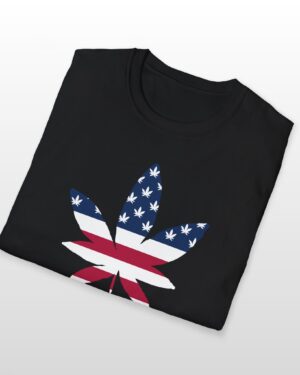 puff it up for freedom leaf 420 tee