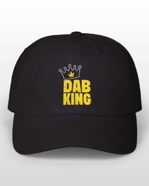 dab king embroidered 420 dad hat