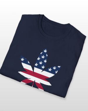 puff it up for freedom leaf 420 tee
