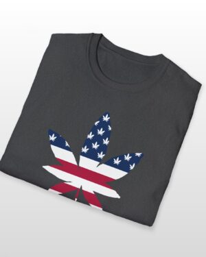 puff it up for freedom leaf 420 tee